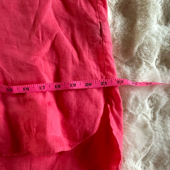 Ralph Lauren Hot Pink Linen Long Sleeve - Picture 3 of 9